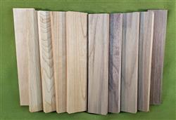 Exotic Wood Craft Pack - 10 Boards 1 1/2" x 8" x 1/2"  #921  $27.99